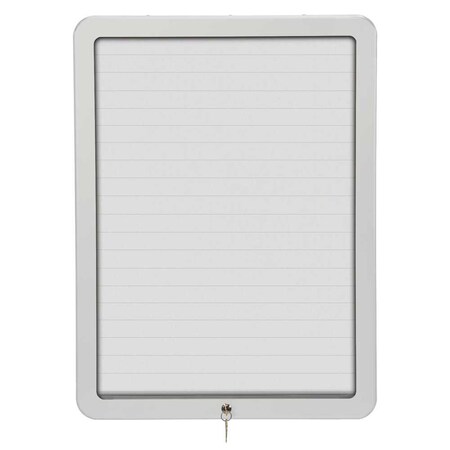 United Visual Products Sliding Door Wood Corkboard, 48"x36", Ligh, UV9003OCS-LTOAK-PEARL UV9003OCS-LTOAK-PEARL